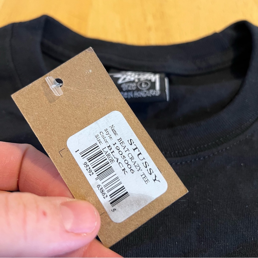 Stussy Black Beat Crazy Tee - Picture 3 of 8